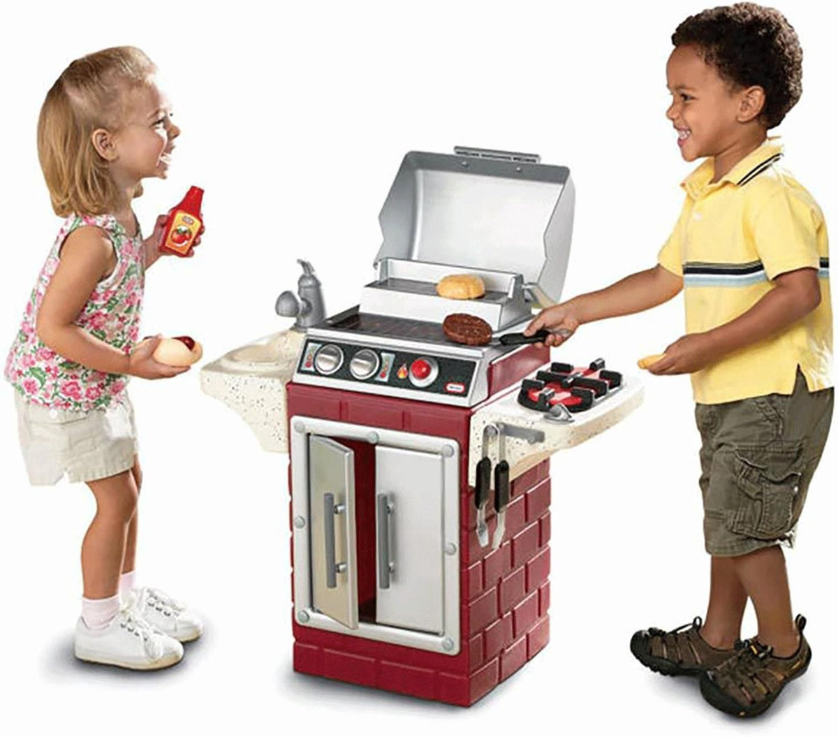 LITTLE TIKES Toy Bbq Grill Backyard Get Out 'N Grill