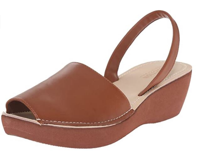 KENNETH COLE Footwear Reaction Women's Fine Glass Wedge Sandal Luggage