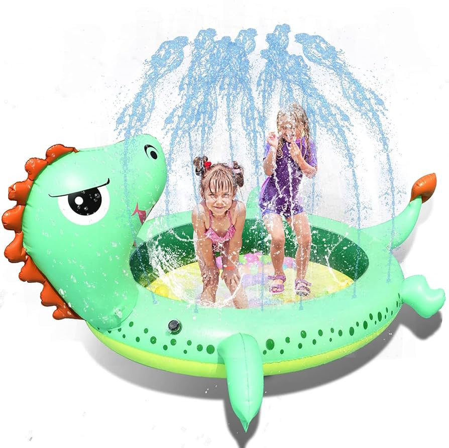 Pool Sprinkler Swimming Pool Dinosaur .