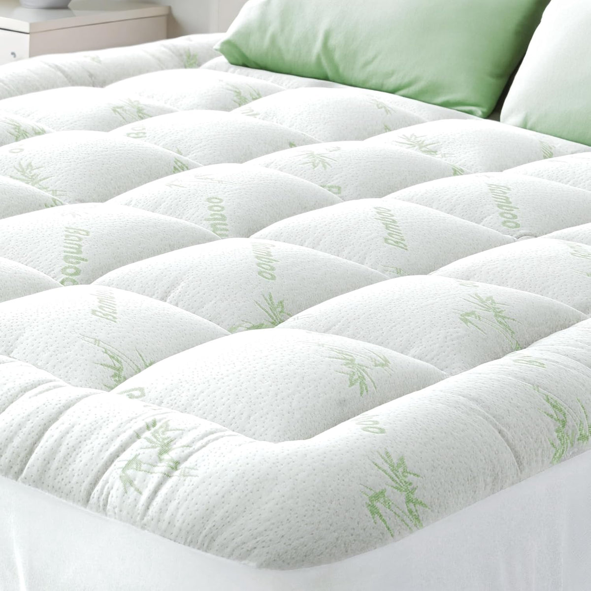 Mattress Topper Bamboo Pillow Top Queen