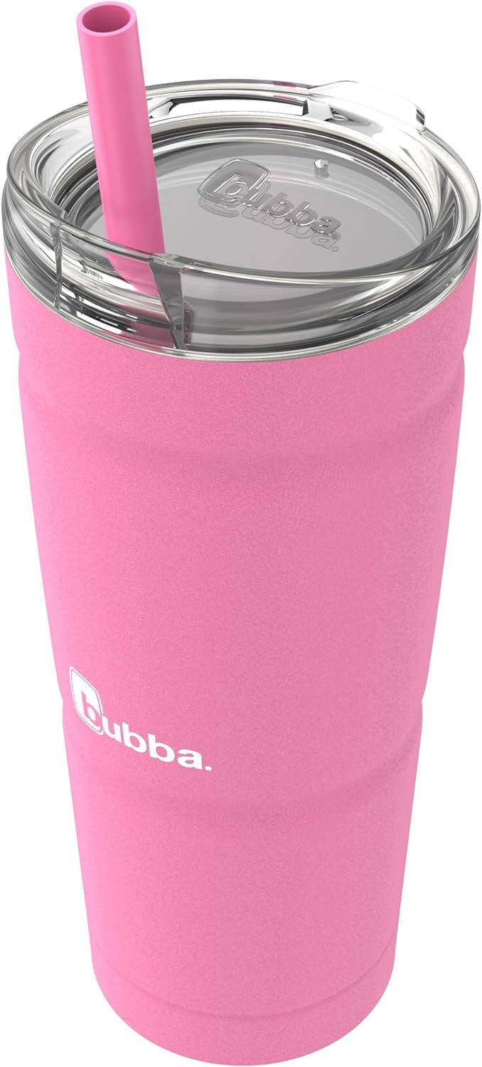 BUBBA Travel Mug Stainless Steel W/STRAW 24OZ Pink Envy