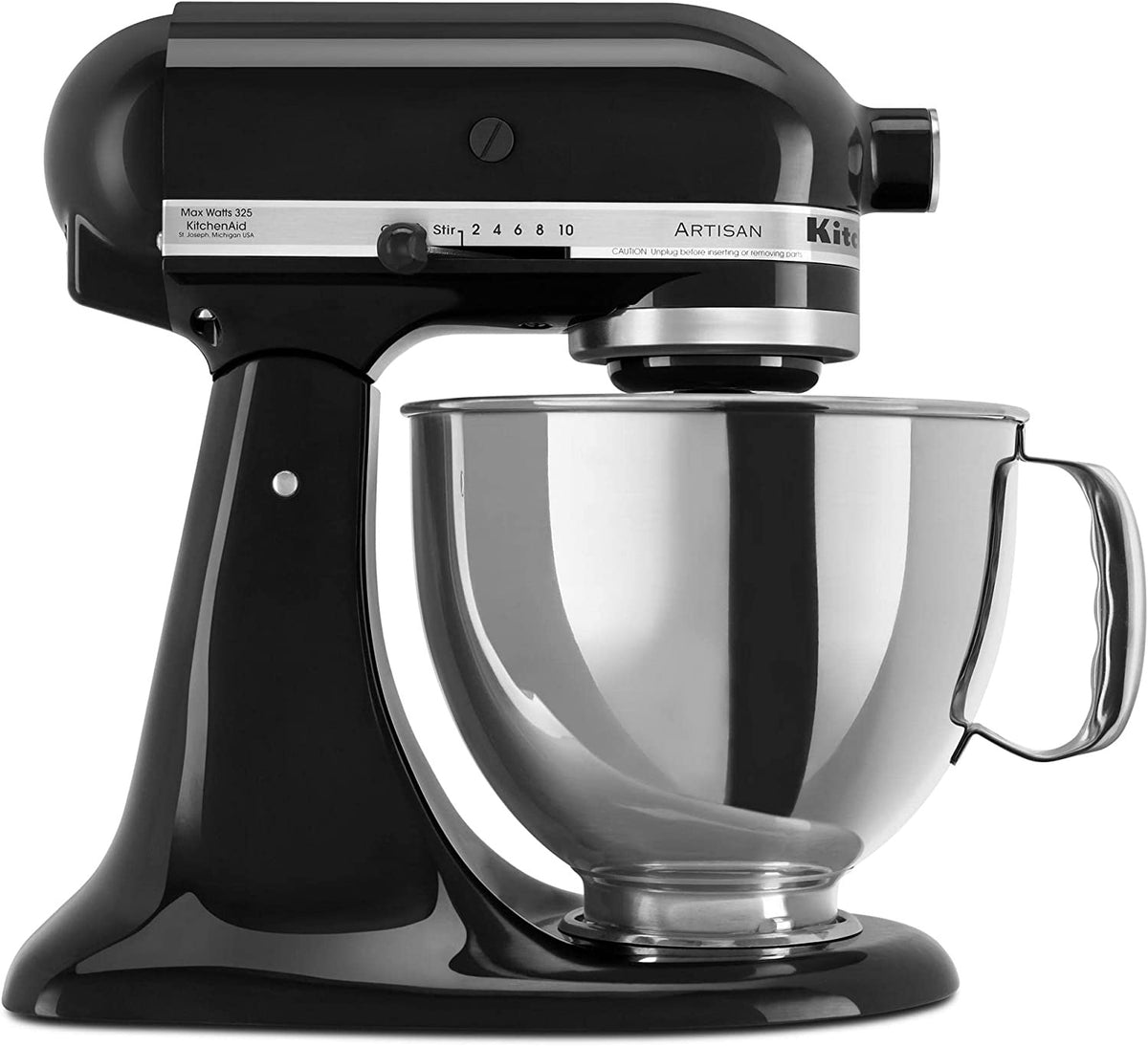 KITCHENAID Cake Mixer Stand KSM150PSOB Artisan Black 5Q