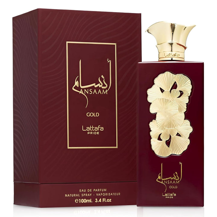LATTAFA Fragrance Ansaam Gold Eau De Parfum 3.4OZ