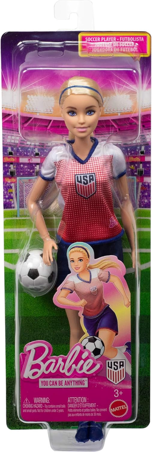 BARBIE Toy Doll Careers Ussf Soccer