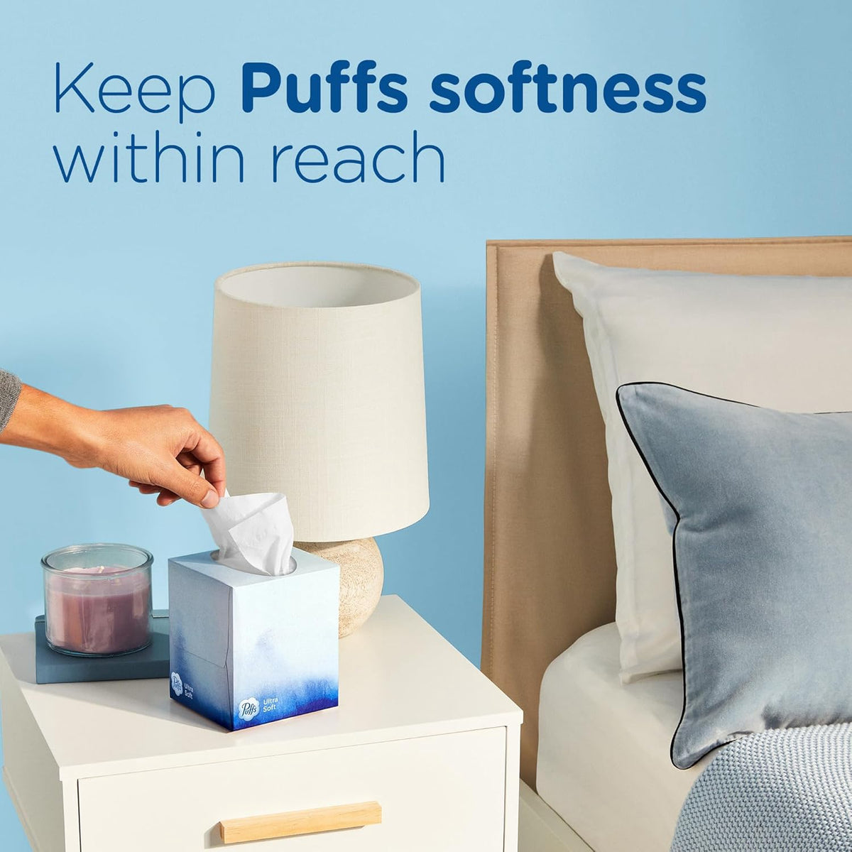 PUFFS Facial Tissue Ultra Soft NON-LOTION Family Box 124