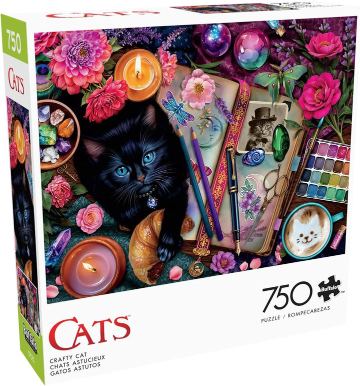 BUFFALO GAMES Puzzle Jigsaw Crafty Cats 750PCS