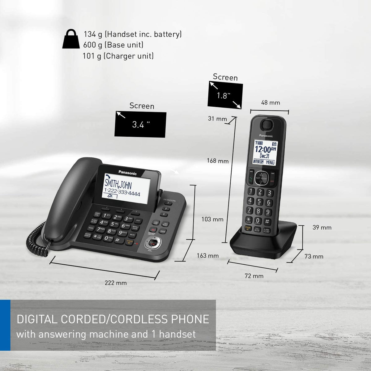 PANASONIC Telephone Cordless KX-TGF350C
