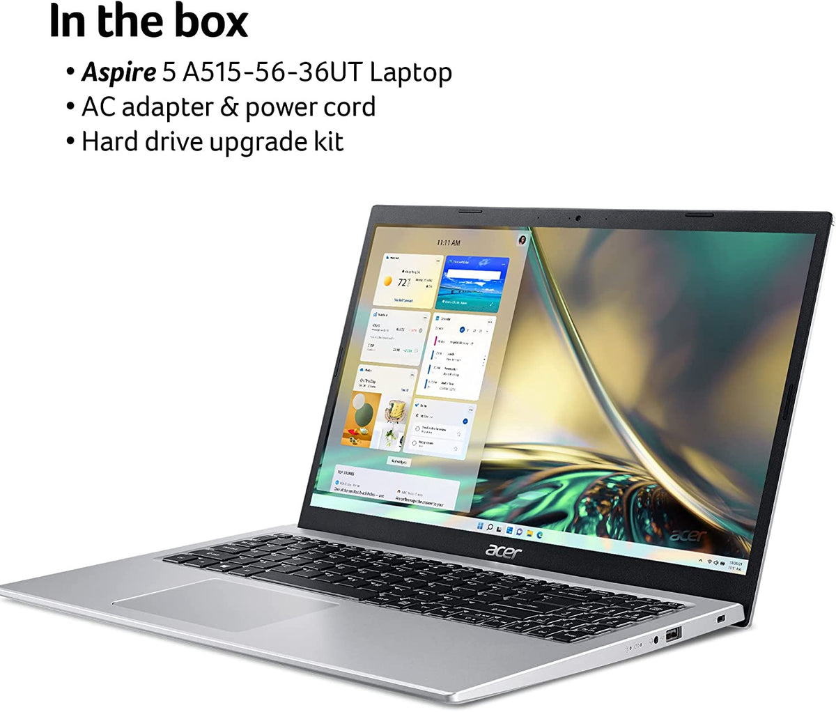 ACER Laptop Aspire 5 A515-56-36UT Win 11 Pure SILVER00