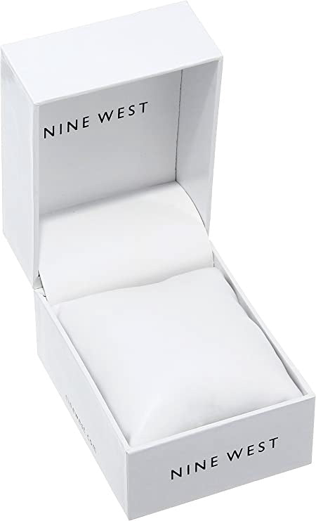 NINE WEST Watch Women Floral Dial Grey / White