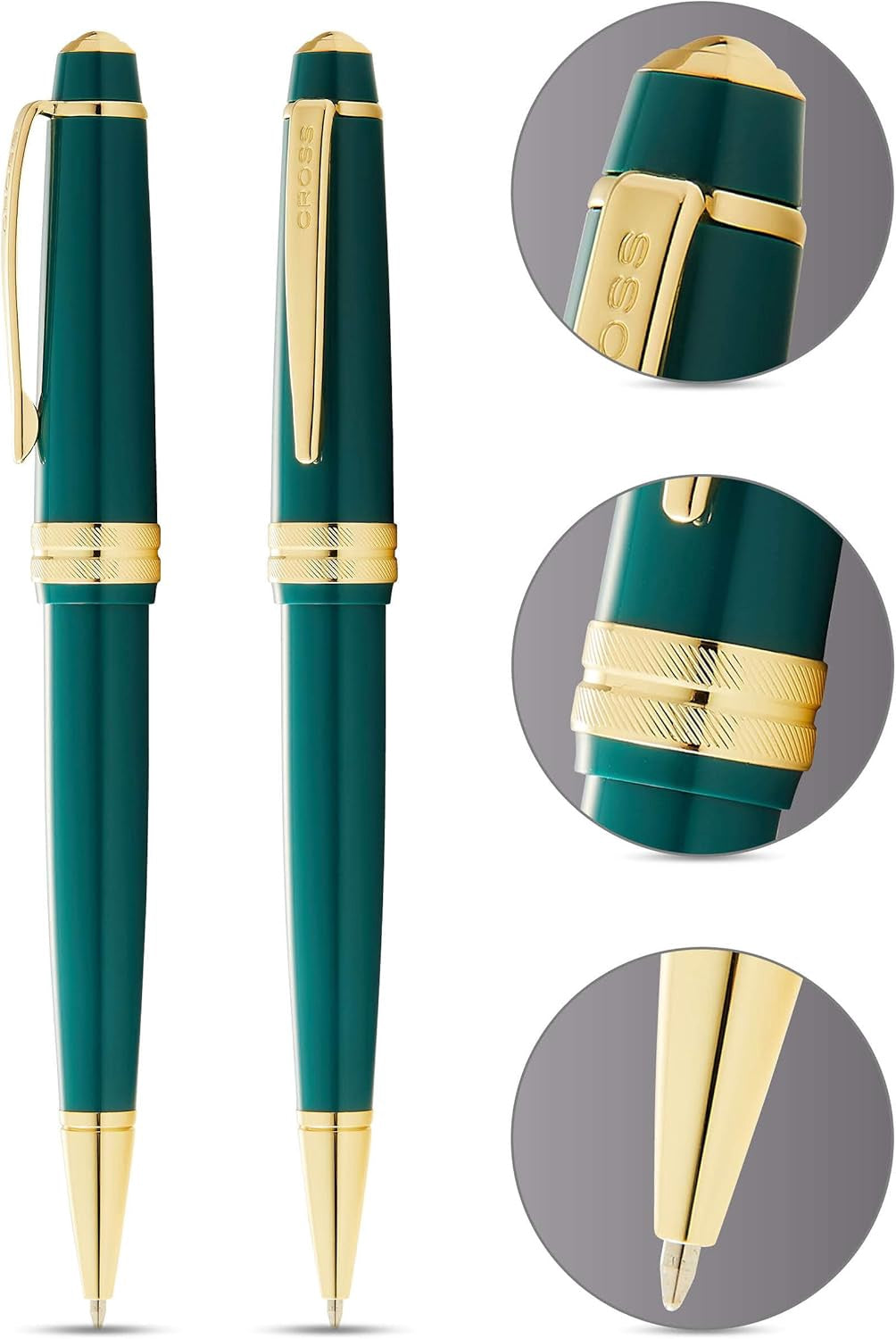 CROSS Stationery Pen Bailey Ballpoint Green AT0742-12
