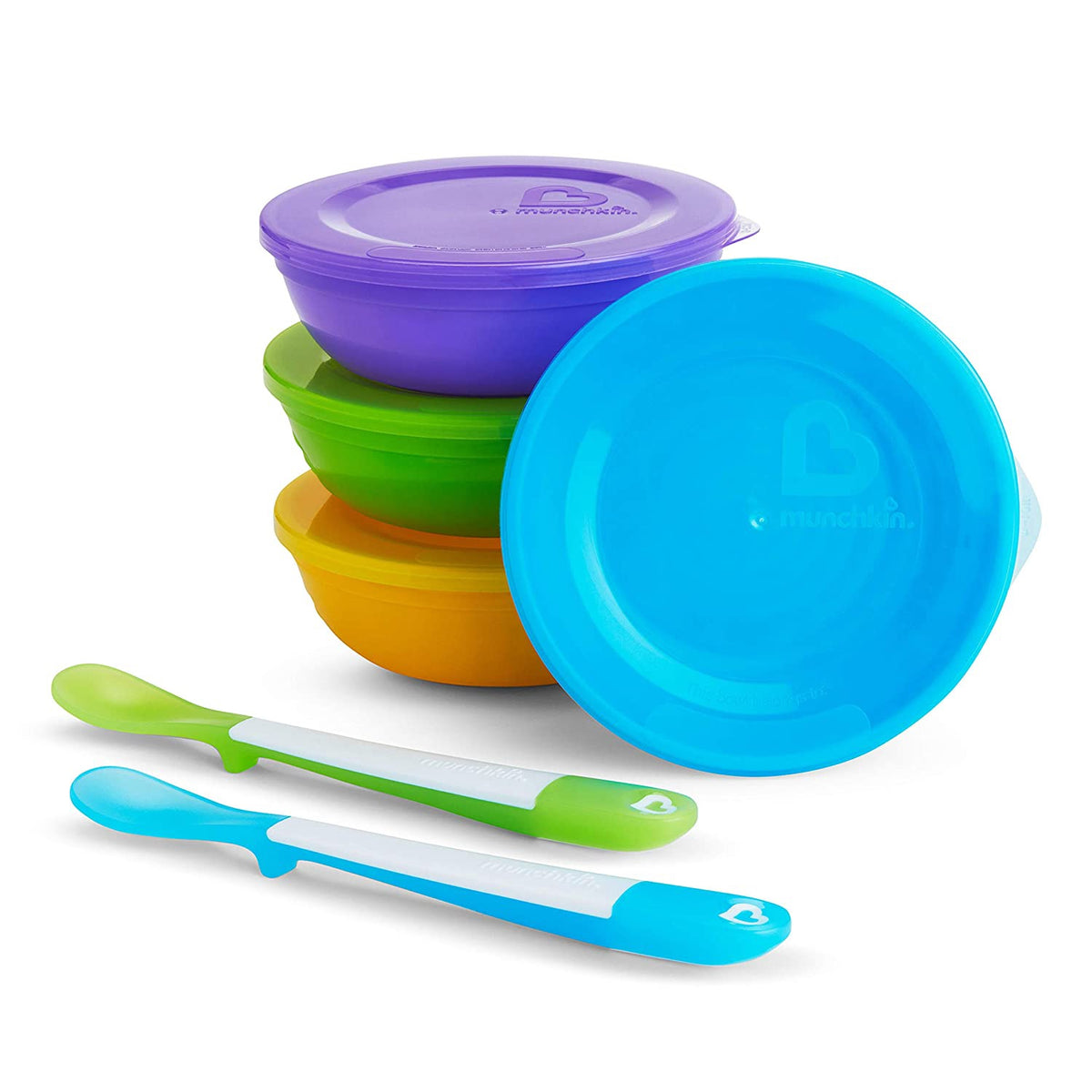MUNCHKIN Baby Bowls 10 Piece Set Multicolor