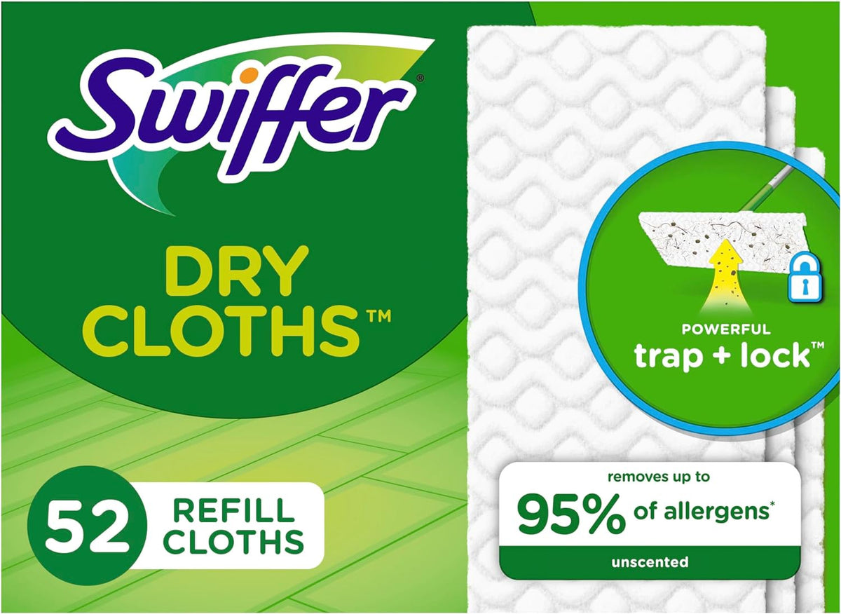 SWIFFER Sweeper Dry Sweeping Pad Multi Surface Refills 52 Count