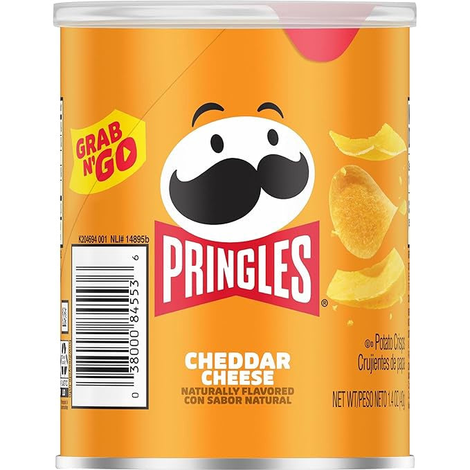 PRINGLES Potato Crisps Cheddar Cheese 1.4 OZ 40G