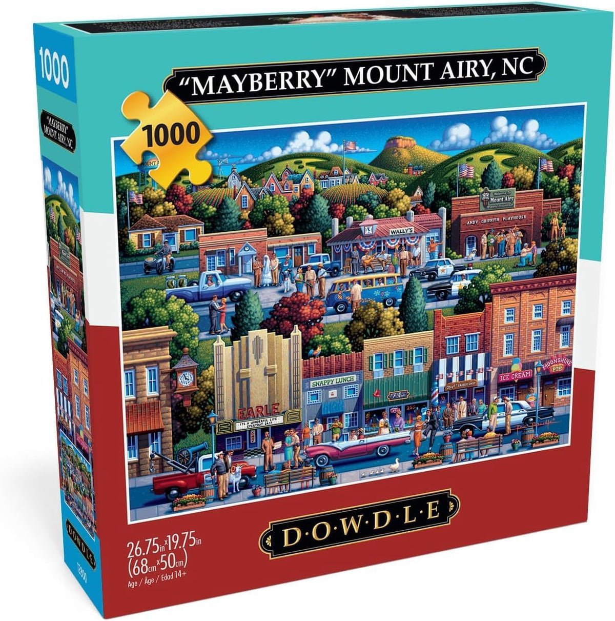 BUFFALO GAMES Puzzle Jigsaw Buffalo Dowdle Mayberry Mount Airy