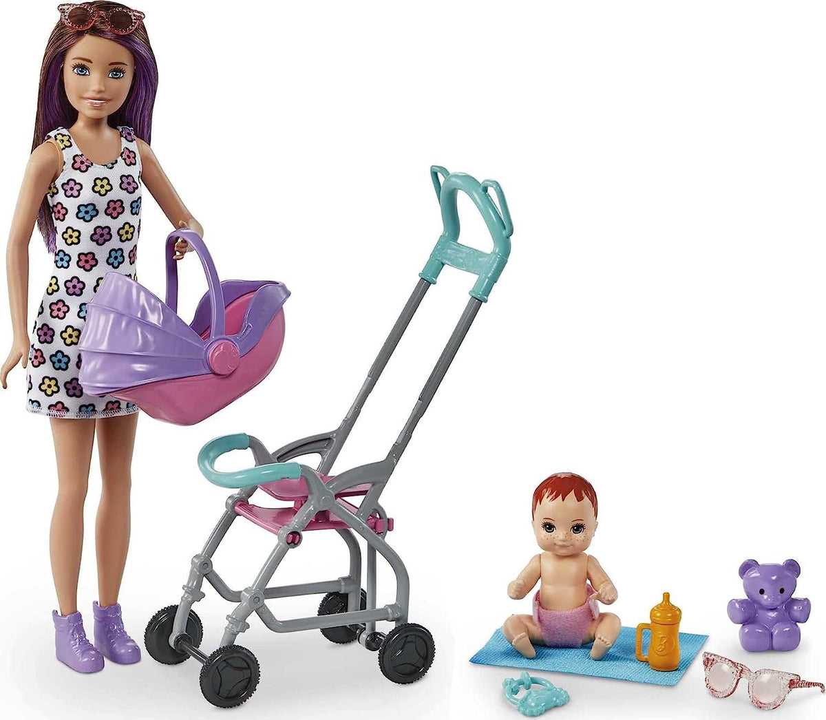 BARBIE Toy Skipper Babysitters Inc Playset with Doll