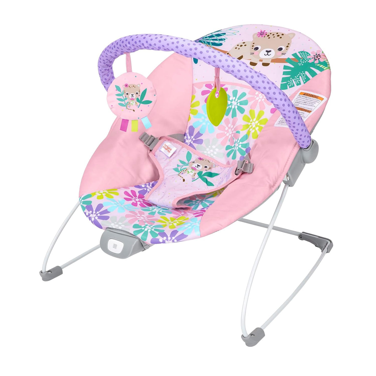 BRIGHT STARTS Baby Bouncer Vibrating Pink / Green