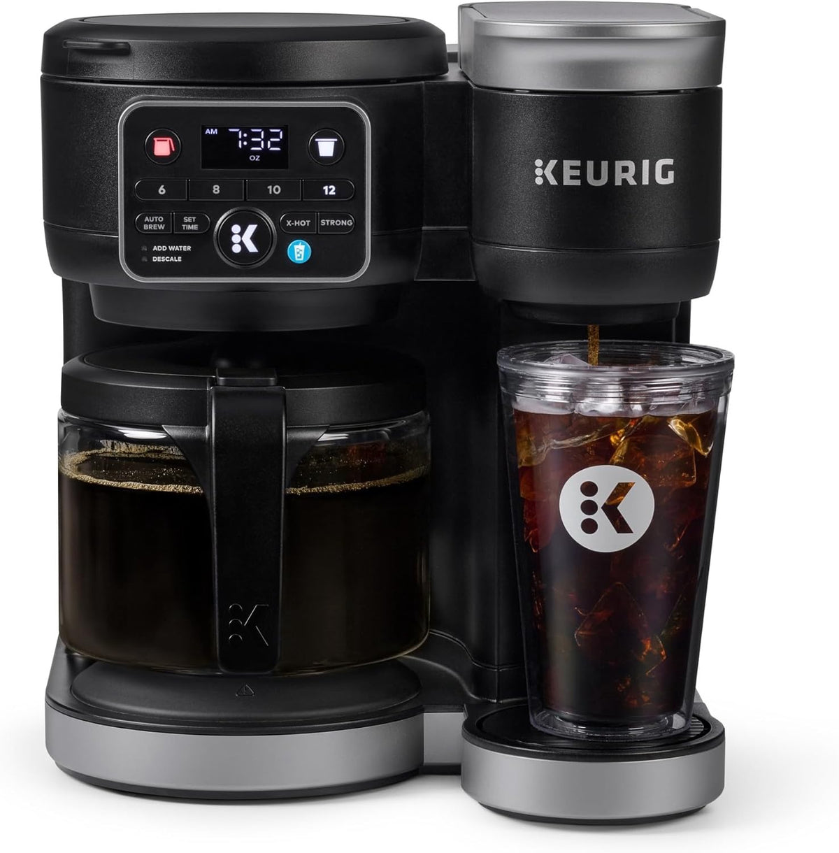 KEURIG Coffee Maker K-DUO Hot & Iced Single Serve & Carafe K5600