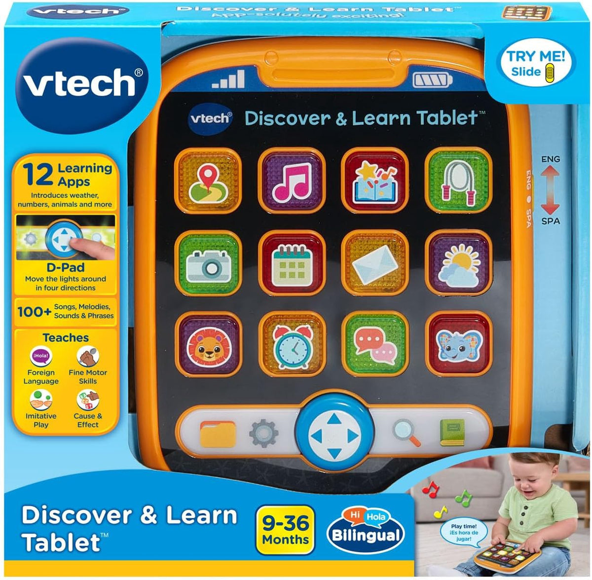 VTECH Toy Discover & Learn Tablet with PRETEND-PLAY Apps