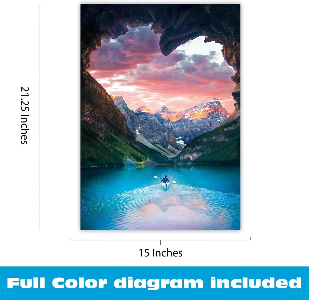 BUFFALO GAMES Puzzle Jigsaw Follow Your Heart 500PCS