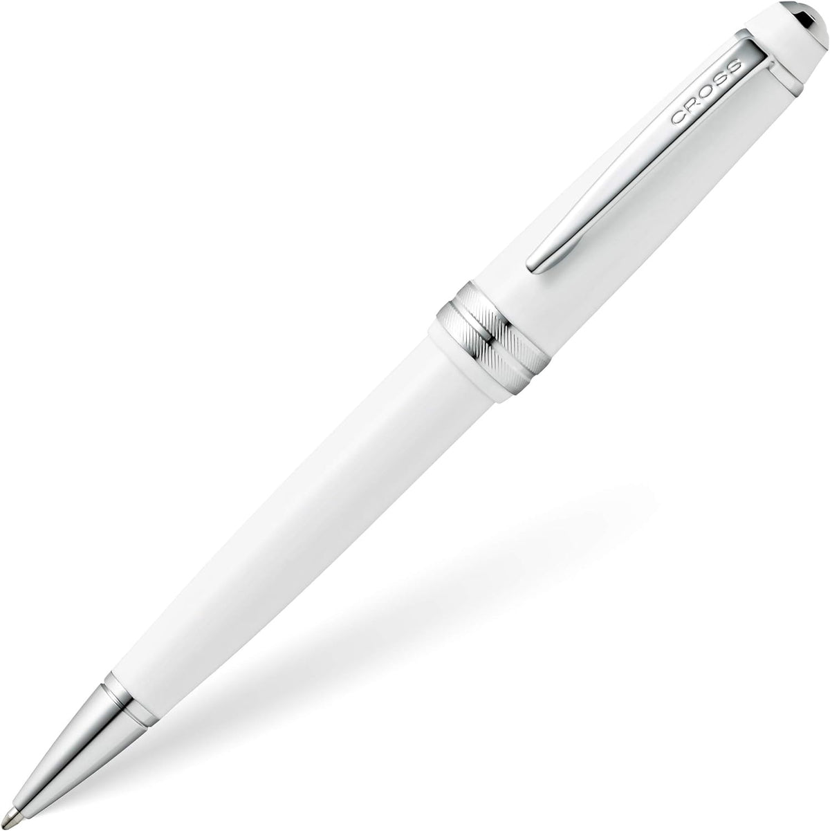 CROSS Stationery Pen Bailey Ballpoint White / Grey / White Gold