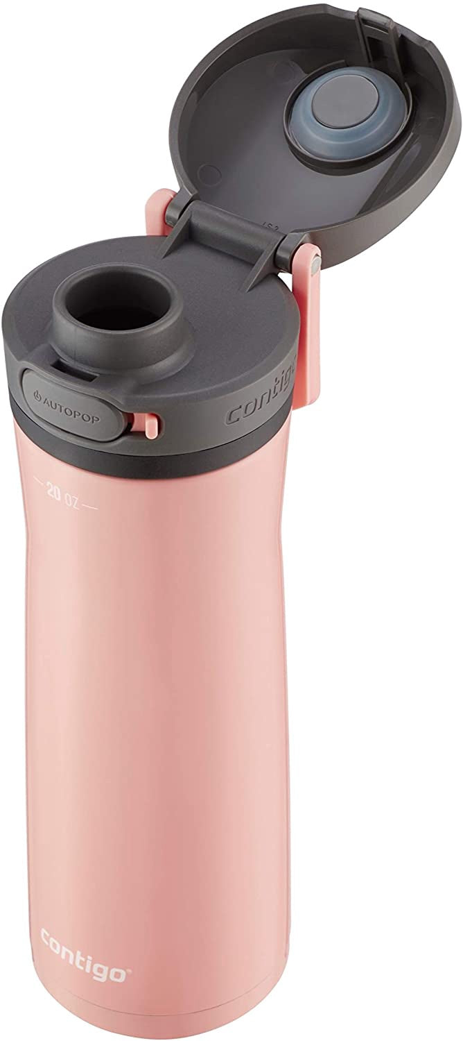 CONTIGO Travel Mug Autopop Water Bottle Pink 20OZ