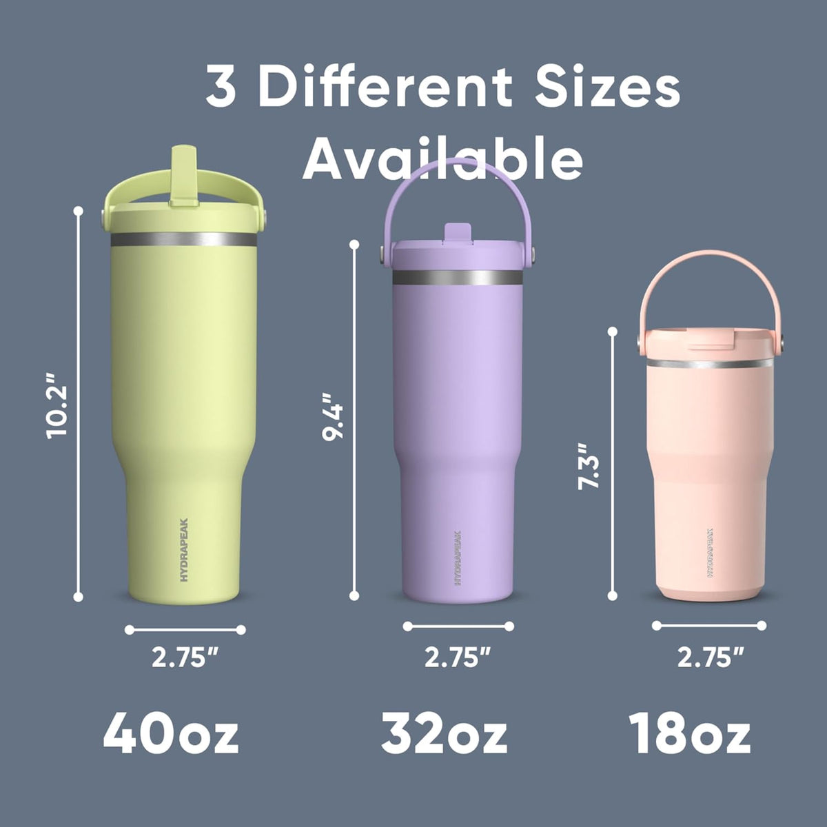 HYDRAPEAK Travel Mug Nomad Tumbler 32OZ Stainless Steel