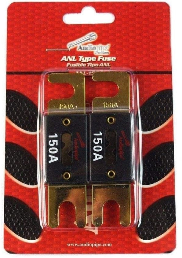 AUDIO PIPE Fuse Auto ANL-150A Gold Flat 150A 2PCS Pack