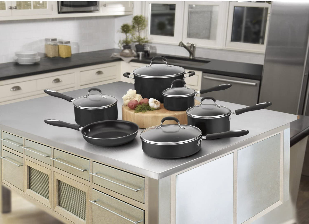 CUISINART Pot Set 11PCS 55-11BK Advantage NON-STICK