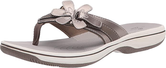 CLARKS Footwear Women Brinkley Flora FLIP-FLOP Pewter