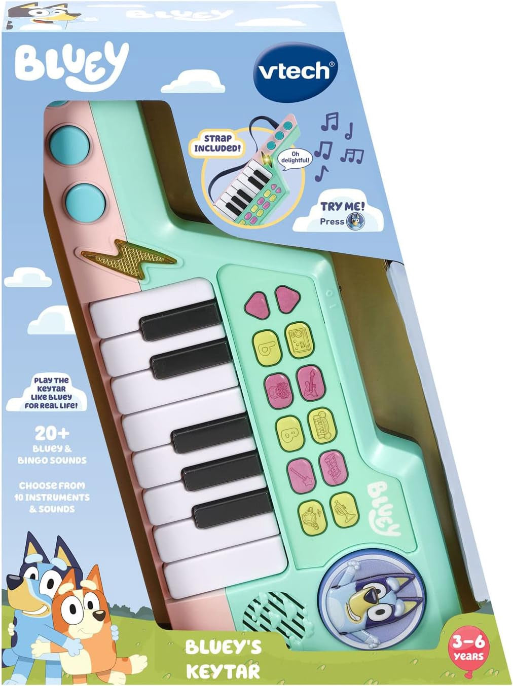VTECH Toy Bluey Bluey's Keytar