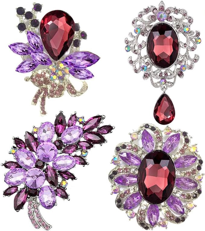 Hijab Accessories Brooch Large Multicolor