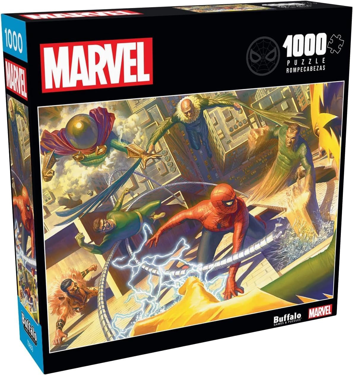 BUFFALO GAMES Puzzle Jigsaw Marvel SPIDER-MAN Vs. Sinister 6 1000PCS