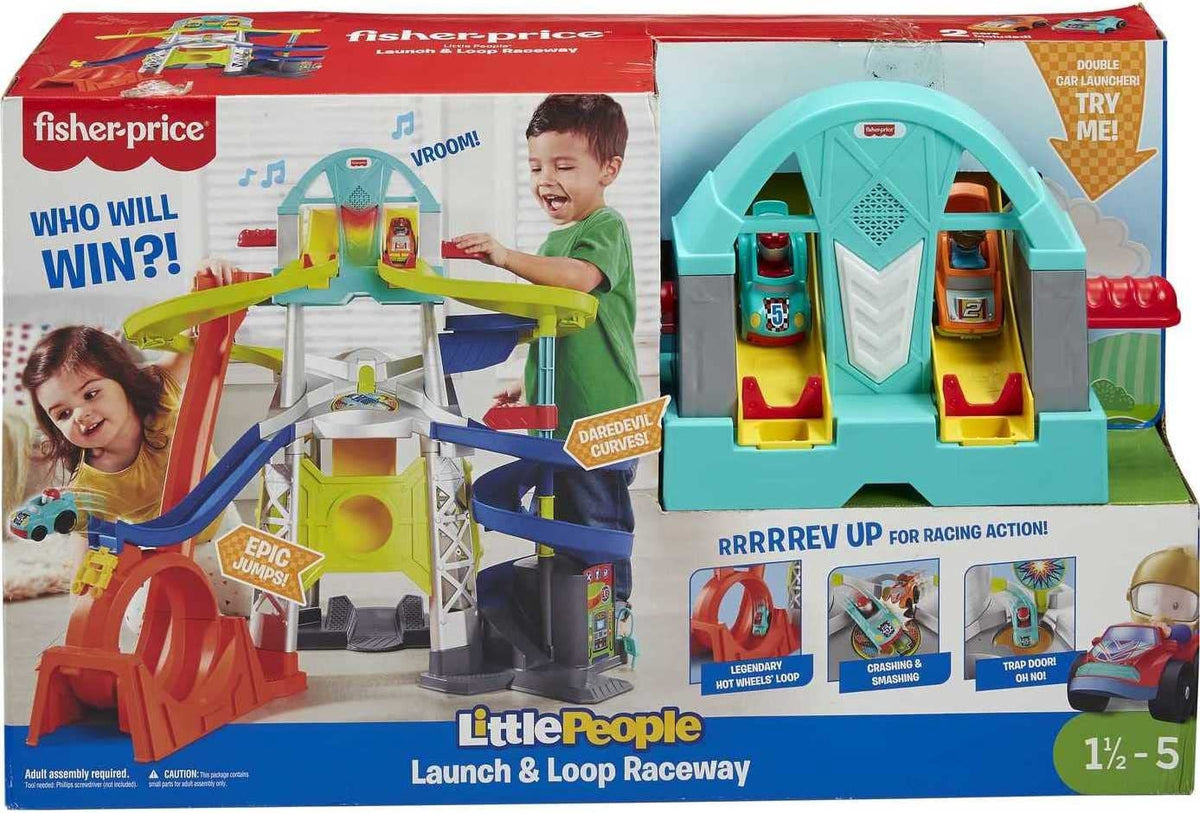 FISHER-PRICE Toy Fisher Price Little People Toddler Race Track Playset