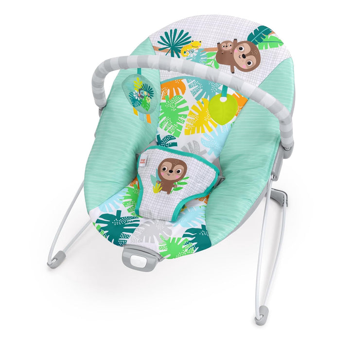 BRIGHT STARTS Baby Bouncer Vibrating Pink / Green
