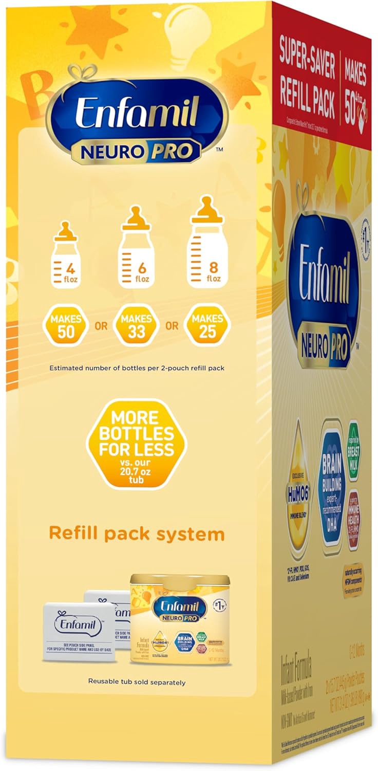 MEAD JOHNSON NUTRITION Enfamil Infant Formula Neuro Pro 0-12 Months 31.4OZ 1.96LB 390G