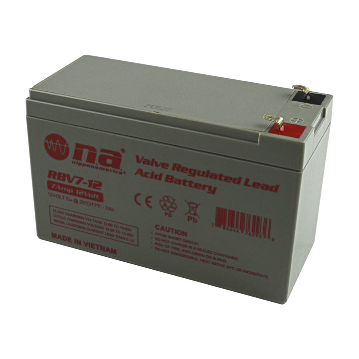 NIPPON AMERICA Battery Rechargeable 12V RBV7-12