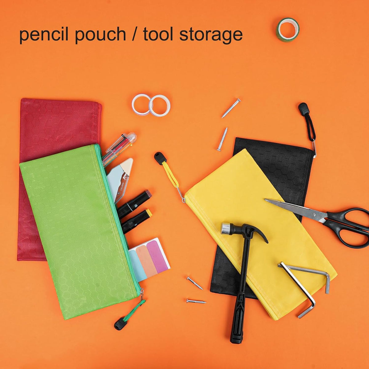 Stationery Pencil Case / Pouch Assorted