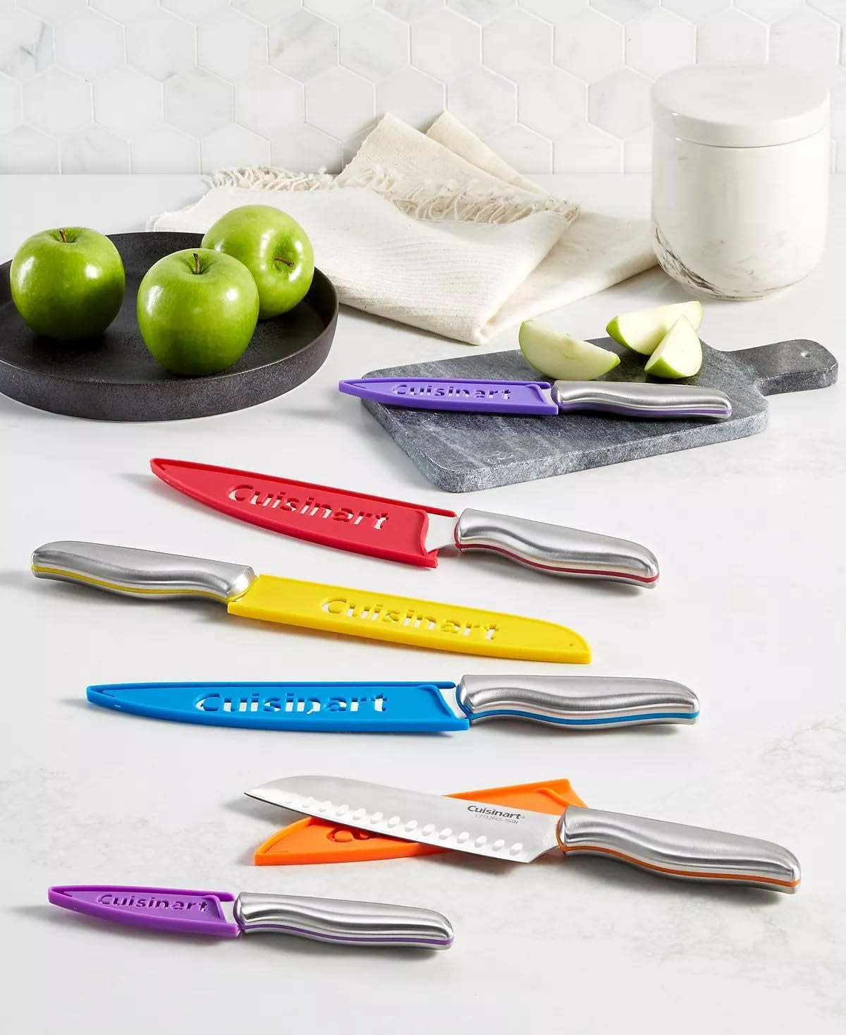 CUISINART Knife Set 12PCS C77-12PCS Classic Stainless Color Band