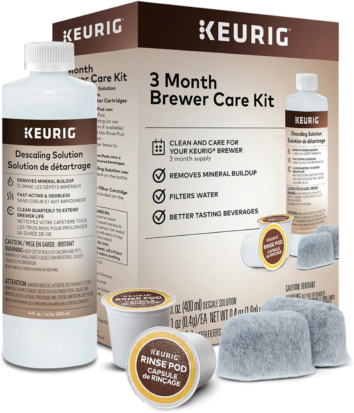 KEURIG Coffee 3-MONTH Brewer Maintenance Kit