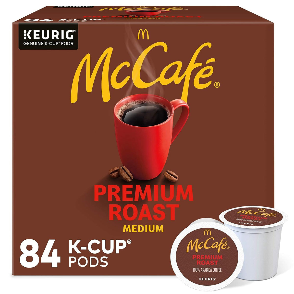 MC CAFE Coffee K-CUP Pods Keurig Mccafe Premium Medium 84
