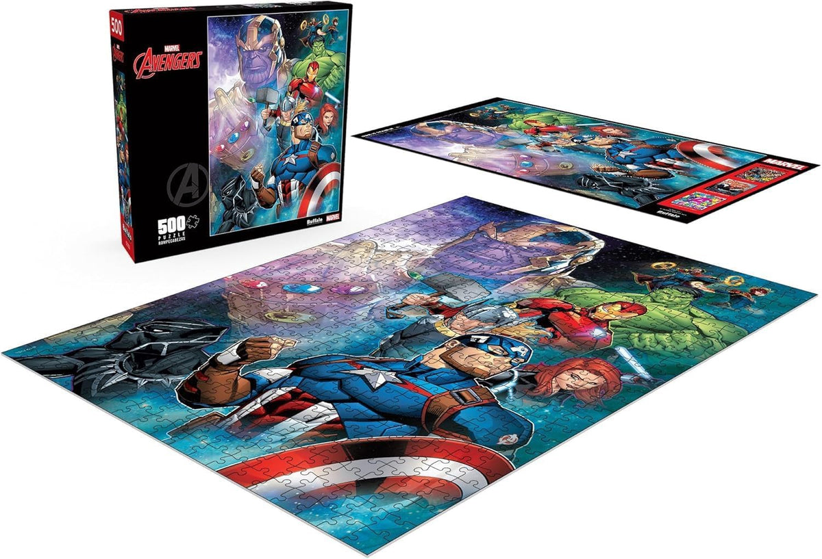 BUFFALO GAMES Puzzle Jigsaw Marvel Thanos Vs. the Avengers 500PCS