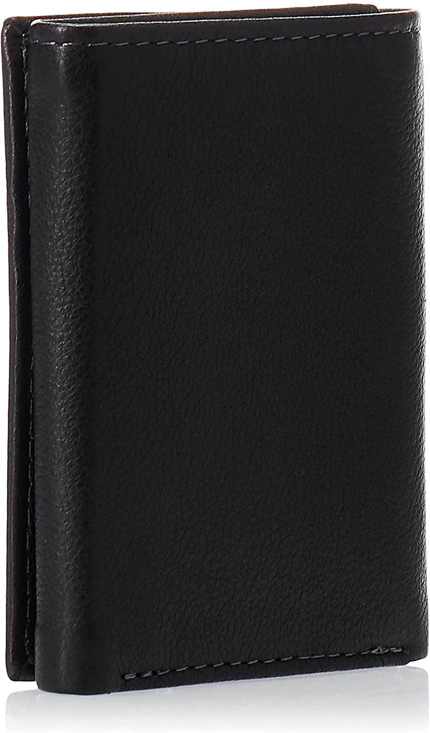 TIMBERLAND Wallet Men Leather Trifold Black with Id Window
