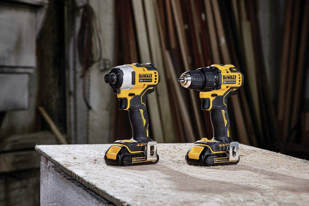 DEWALT Drill Gun DCK278C2 20V Max Atomic 2PCS Lithium Ion
