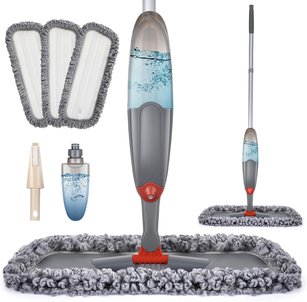 Spray Mop Reusuable Microfiber W/3 Pad