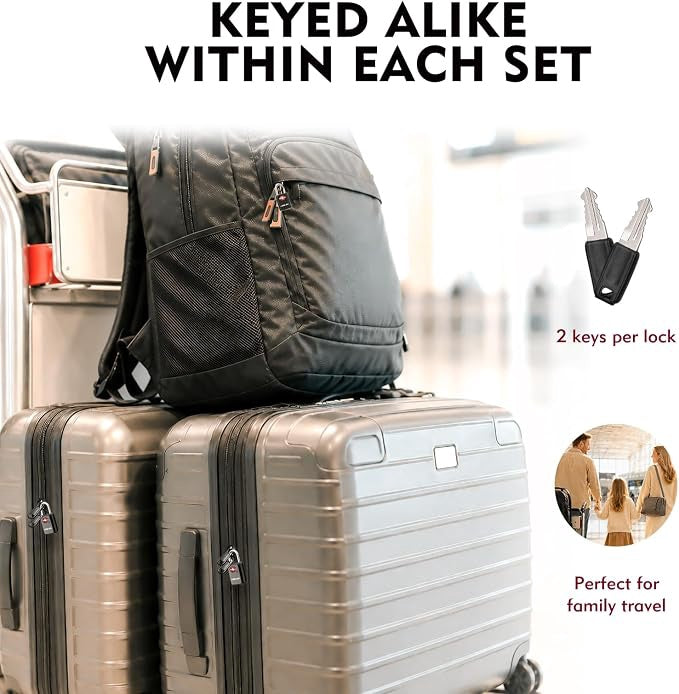 SURE LOCK Travel Lock 2PC Luggage Tsa 21011