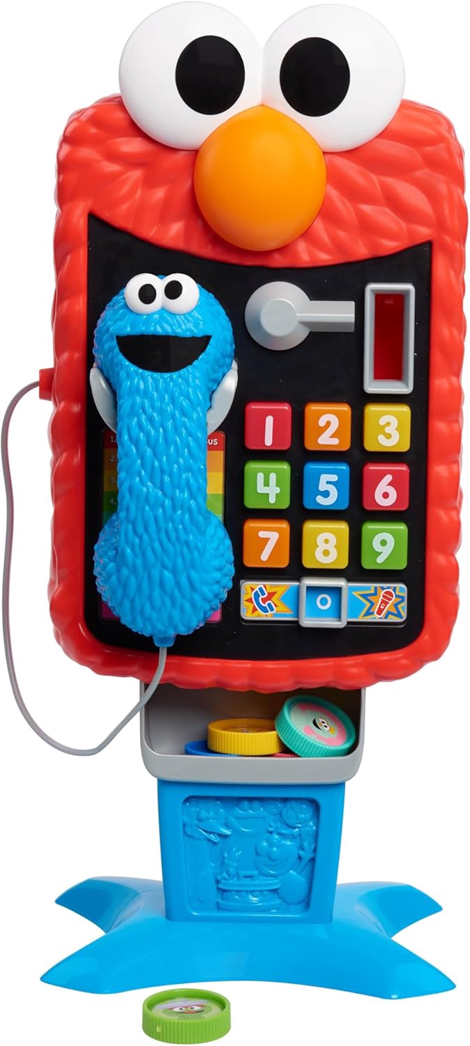 SESAME STREET Toy Elmo’s Sing & Learn Playphone 17.5"