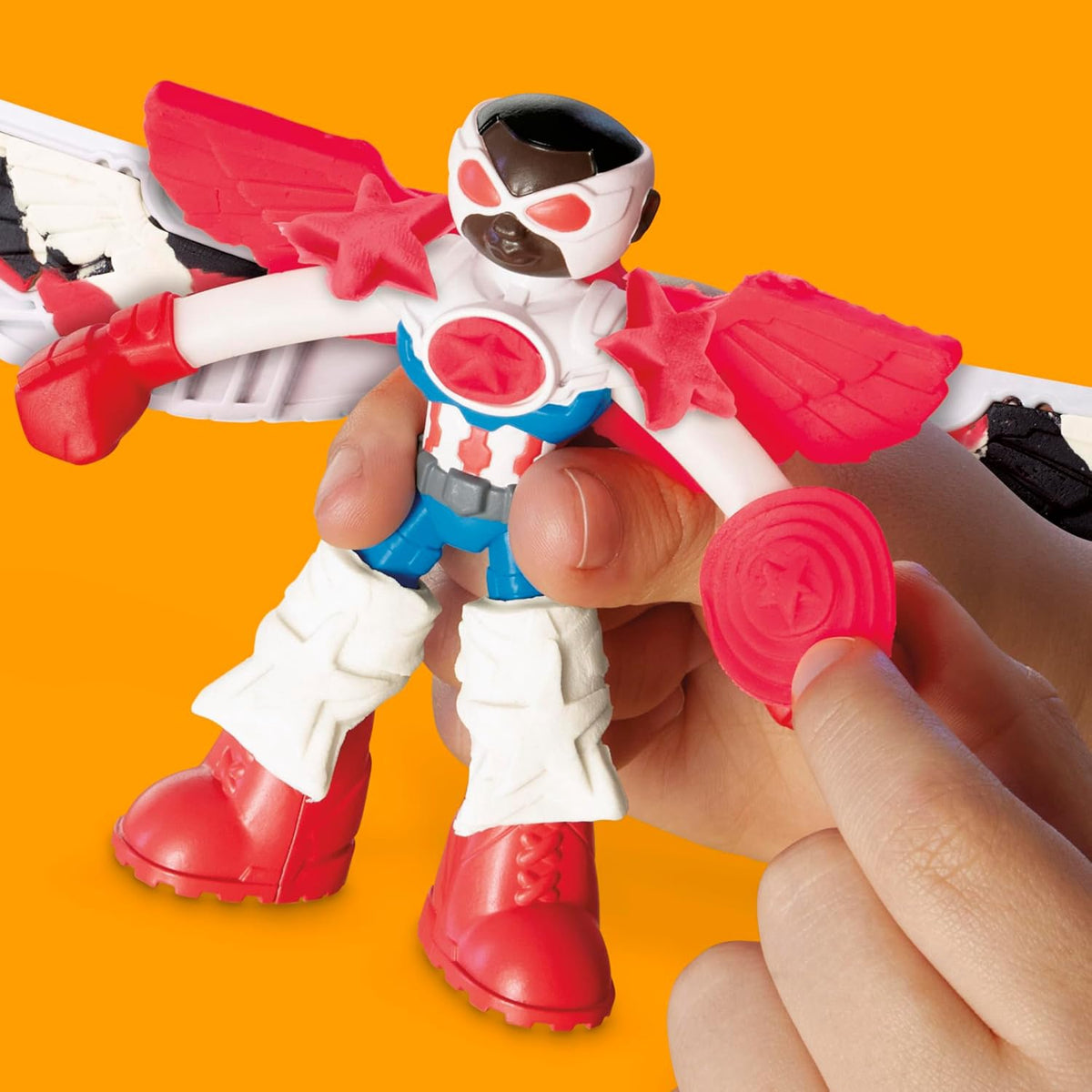 PLAY-DOH Toy Marvel Captain America MOTO-SLICER Playset