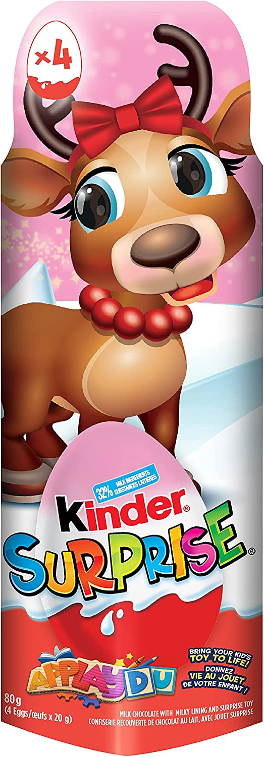 KINDER Surprise X4 Reindeer 80G