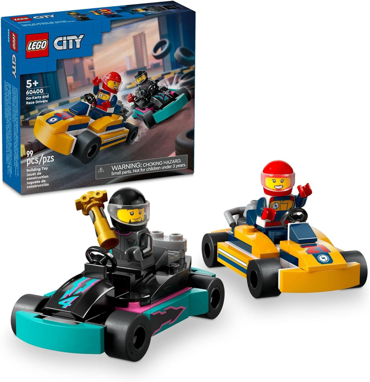 LEGO Toy City GO-KARTS and Race Drivers 99PCS 60400