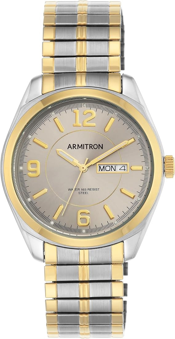 ARMITRON Watch DAY-DATE Function Expansion Band 4591GYTT